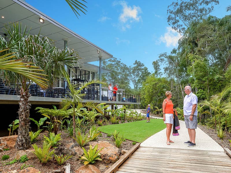 Residents enjoying Ingenia Lifestyle Nature's Edge state-of-the-art leisure centre